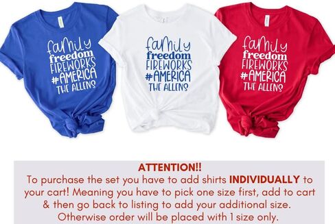 Family Freedom Fireworks America Family Matching Fourth of July Shirts, Personalized 4th of July Family Matching Outfits, Fourth of July Family Shirts Matching 2022. Multicolor in Saudi Arabia