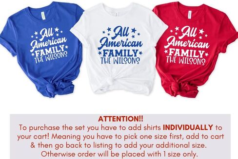All American Family 4th Of July Family Outfits Matching, Personalized Matching Fourth Of July Shirts Family, Friends, 4th Of July Matching Family Shirts, Cute Fourth of July Matching Outfits. in Saudi Arabia