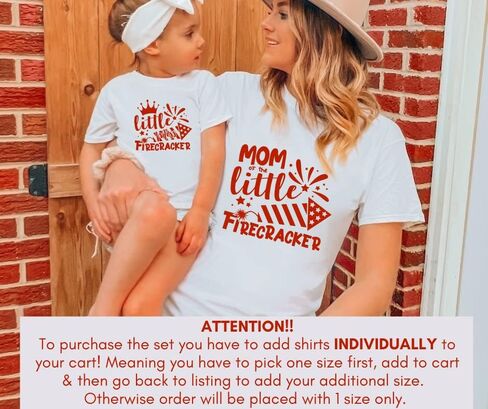 Little Firecracker 4th of July MoMy وأنا مطابقة Tshirts ، ابنة الأم في الرابع من يوليو ، الرابع من يوليو مطابقة للأم وابن القمصان ، الأم و ME الرابع من يوليو متطابقة. متعدد الألوان in Saudi Arabia