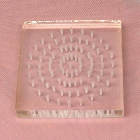 Acrylic Clay Doll Board Pottery Sculpting Holder Supplies Clay Doll Display Rack Pottery Figure Plug Board 3.94x3.94x0.67 inch- Round in Kuwait