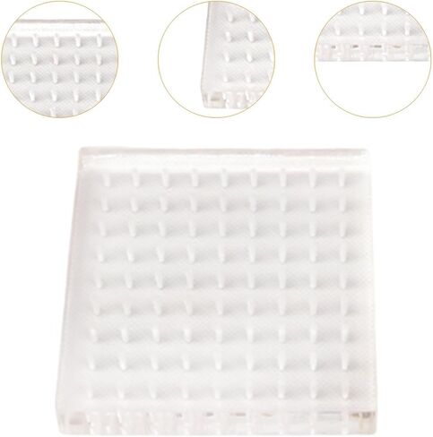 Acrylic Clay Doll Board Pottery Figure Plug Board Handmade Portable Display Rack Accessory 3.94x3.94x0.67 inch- Round in Kuwait