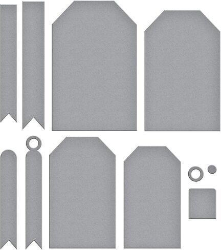 Spellbinders S4-1375 Essential Tags Etched Dies from The Essential Holiday Collection by Lisa Horton in Saudi Arabia