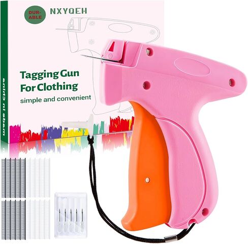يأتي Schitch Gun for Cloths مع 6 إبر رائعة ، و 3000 PCS السحابات الصغيرة (1500 أبيض و 1500 أسود) ، ومثبت ملابس السلاح السريع ، ومثبت الملابس السريعة in Kuwait
