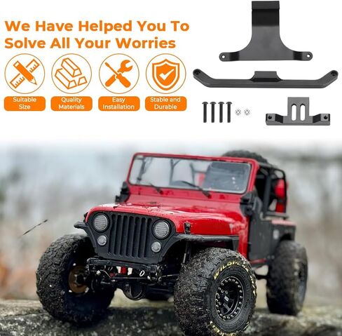 AUTOVIC Aluminum Clipless Body Mount Set Upgrade for Axial SCX10 III Platform with CJ-7 Body in Saudi Arabia
