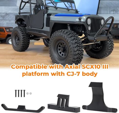 AUTOVIC Aluminum Clipless Body Mount Set Upgrade for Axial SCX10 III Platform with CJ-7 Body in Saudi Arabia