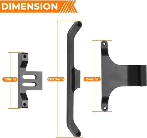 AUTOVIC Aluminum Clipless Body Mount Set Upgrade for Axial SCX10 III Platform with CJ-7 Body in Saudi Arabia
