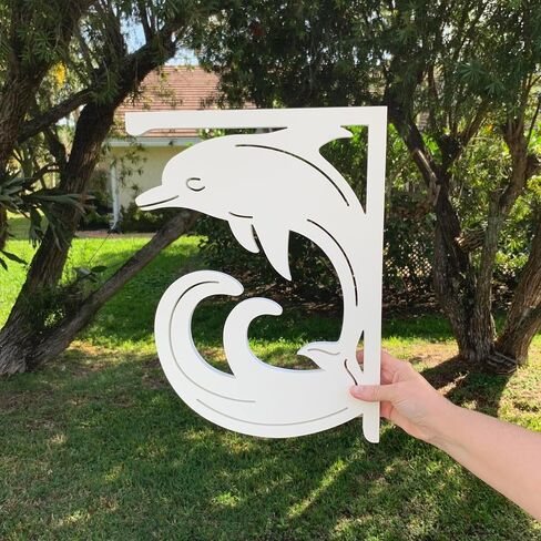 Dolphin Mailbox Bracket. Medium. Long Lasting & Fabulous! 16 X 12 inches in Saudi Arabia