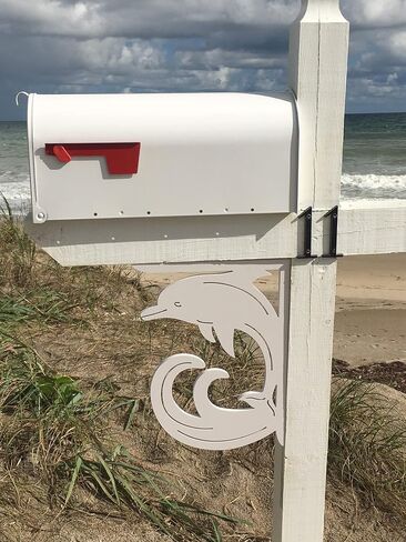 Dolphin Mailbox Bracket. Medium. Long Lasting & Fabulous! 16 X 12 inches in Saudi Arabia