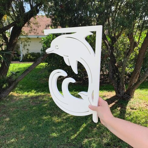 Dolphin Mailbox Bracket. Medium. Long Lasting & Fabulous! 16 X 12 inches in Saudi Arabia