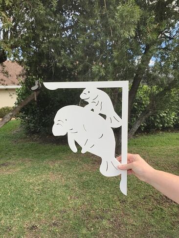 MANATEE مع Baby Mailbox Bracket (تصميم جديد). واسطة. طويل الأمد ورائع! 16 × 12 بوصة in Saudi Arabia