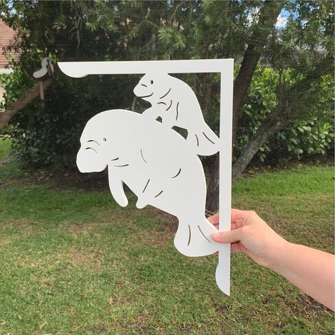 MANATEE مع Baby Mailbox Bracket (تصميم جديد). واسطة. طويل الأمد ورائع! 16 × 12 بوصة in Saudi Arabia