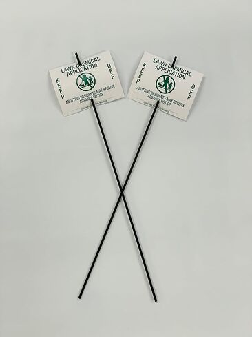 Lawn Treatment Application Stakes & Ohio Signs (Premium Style Stakes / 500 pc. Pack) in Kuwait