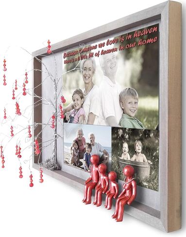 هدايا التذكارية التعاطف لفقدان الأحباء إطارات الذاكرة الأم أو الأب لصور لتوفيات صورة جنة مخصصة للإطار in Saudi Arabia