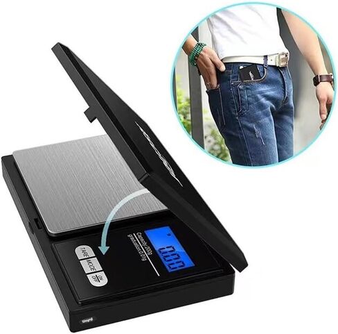 Complete Gold Testing Kit with 200g x 0.01g Digital Scale, 10K/14K/18K Gold Testing Solutions & Test Stone – Jewelry Appraisal & Scrap Gold Identification Set in Saudi Arabia