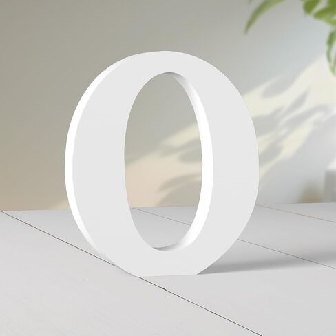 حروف خشبية بيضاء 8 بوصة رسائل خشبية غير مكتملة لزخارف الجدار ، رسائل دائمة ، رسائل بلوك بيضاء لزينة الجدار لمشاريع الحفلات الحرفية (ل) in Kuwait