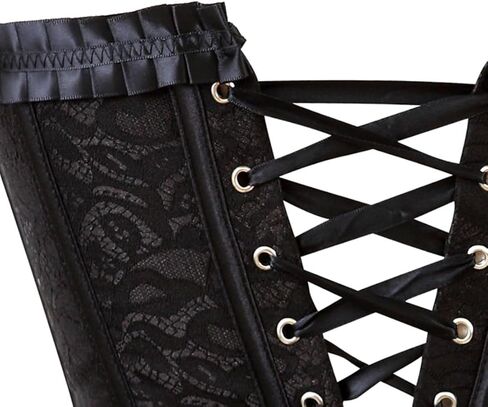 frawirshau Corsets for Women Floral Overbust Corset Bustier Lingerie Top in Kuwait
