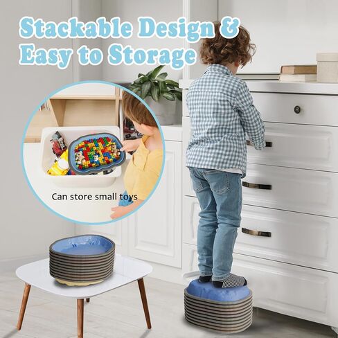 Stepping Stones for Kids ، 10 pcs ild ildlers ’lover toys toys ، indoor & ourdive play ، jorpult cours for buying regly tovelation and motor markets ، ages 3 4 5 6 7 8+ (10) in Kuwait
