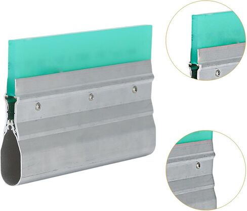 طباعة الشاشة حبر الحبر الممسحة الشفرة المطاط 75 Durometer Aluminium أداة قابلة لإعادة الاستخدام للطباعة الصناعية DIY- 20CX9.5cm in Kuwait