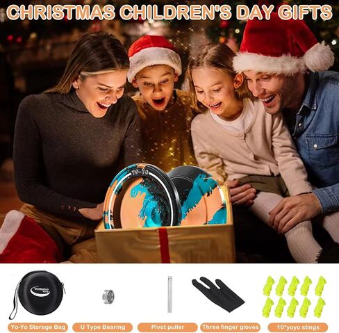 watieoboo yoyo repreencive yo-yo for Kids 8-12 ، yoyos غير المستجيب للبالغين Pro Metal Trick yoyo مع yo yos bearn kit 10 strings ، case & gloves in Kuwait