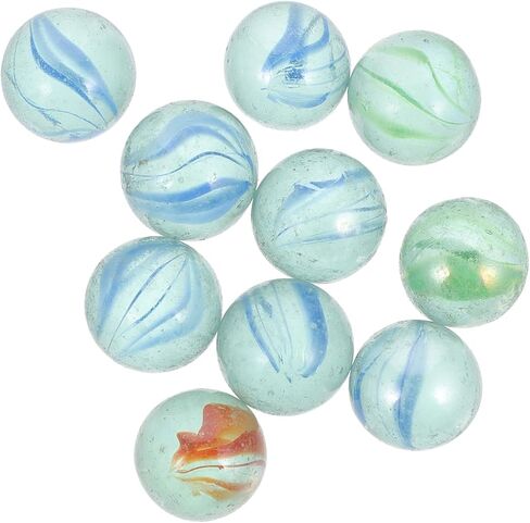 10pcs استخدام Multi Marbles للتجارب العلمية زخرفة أسماك الأسماك أنماط عشوائية أدوات تعليمية آمنة لمعلمي الوالدين ومشاريع الحرفية in Saudi Arabia