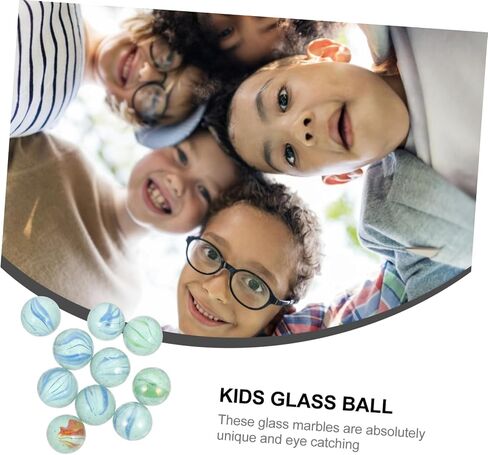 10pcs استخدام Multi Marbles للتجارب العلمية زخرفة أسماك الأسماك أنماط عشوائية أدوات تعليمية آمنة لمعلمي الوالدين ومشاريع الحرفية in Saudi Arabia