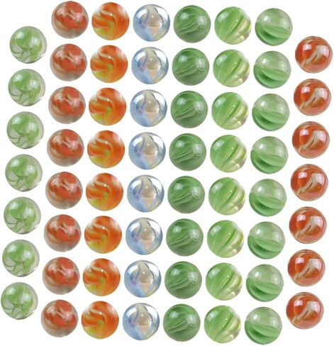 Toyvian 100Pcs Decorative Glass Marbles for Sturdy Marbles for Fish Tank Decor Crafts and Play for Boys in Saudi Arabia