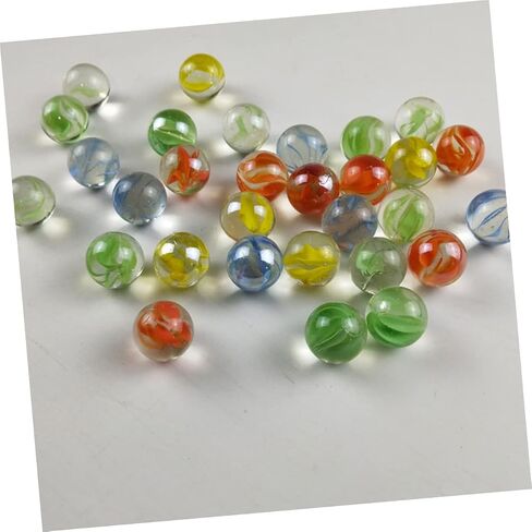 Toyvian 100Pcs Decorative Glass Marbles for Sturdy Marbles for Fish Tank Decor Crafts and Play for Boys in Saudi Arabia