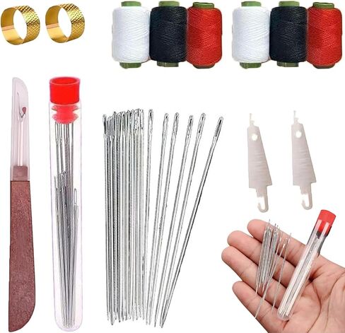 مجموعة أدوات الخياطة 37pcs ، أدوات إصلاح اليد ، Thread Thread ، مجموعة حرفية مصنوعة يدويًا ، مجموعة عمل خياطة للمبتدئين ، عشاق DIY المهنيين (1Set) in Saudi Arabia