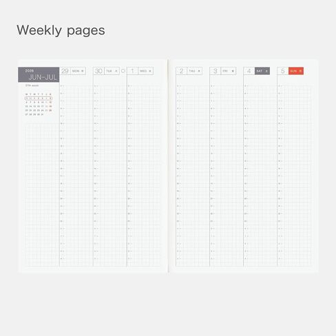 Hobonichi Techo 2026 Cousin Book – A5, English, Daily, Weekly, Jan Start, Mon Start, Planner in Saudi Arabia