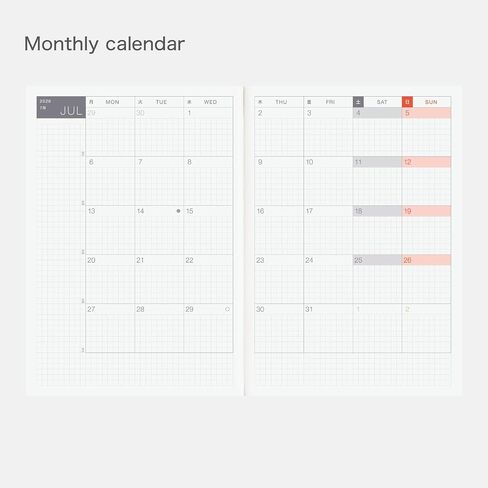 Hobonichi Techo 2026 Cousin Book – A5, English, Daily, Weekly, Jan Start, Mon Start, Planner in Saudi Arabia