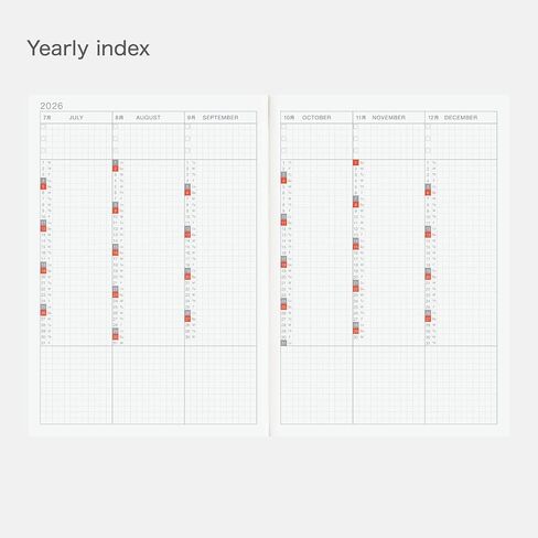 Hobonichi Techo 2026 Cousin Book – A5, English, Daily, Weekly, Jan Start, Mon Start, Planner in Saudi Arabia