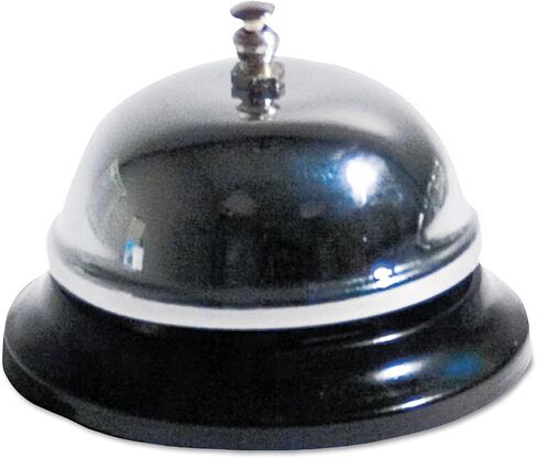 Universal 10000 Call Bell ، قطره 3-3/8 بوصة ، النيكل المصقول in Saudi Arabia
