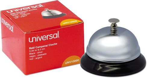 Universal 10000 Call Bell ، قطره 3-3/8 بوصة ، النيكل المصقول in Saudi Arabia