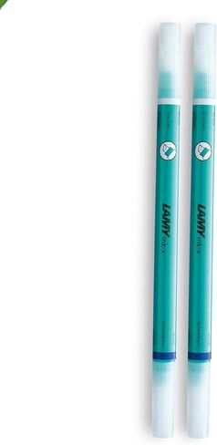 LAMY Ink-x Set of 2 Tourmaline Ink Erasers Made of Plastic with Eraser Tip and Correction Tip Wide - Only for Erasing Royal Blue Ink in Saudi Arabia