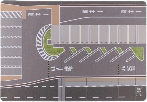 1:64 Model Building Background for Diecast Car Parking Lot Display, C in Saudi Arabia