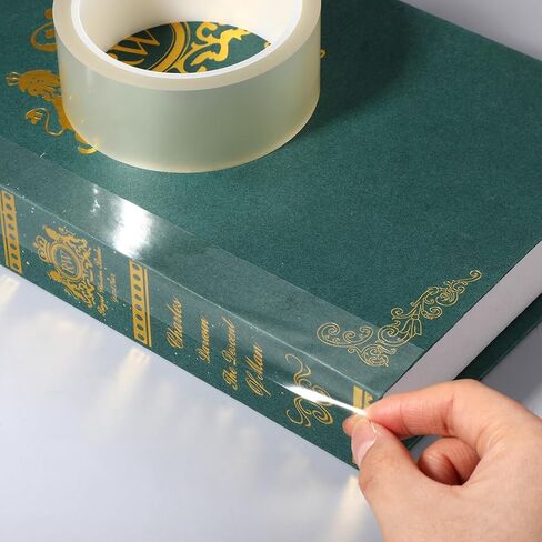 شريط إصلاح ملزمة للكتاب ، 1.5 في × 108 قدم ، شريط لاصق مقاوم للماء إصلاح الشريط واضح مناسبة لإصلاح وتعزيز وحماية الكتب القديمة والعمود الفقري والصفحة المكسورة in Kuwait