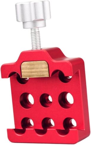 Telescope Dovetail Clamp Adapter Mount Base Dovetail Mounting Clamp for Telescope Adapter (2.48x2.87 inch)- Red in Kuwait