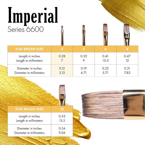Princeton Imperial Paintbrush, Size 4, Gold in Saudi Arabia