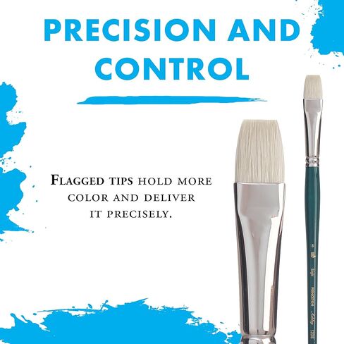 Princeton Ashley Fan Brush, Natural, Long Handle, Size 3, 1 Count in Saudi Arabia