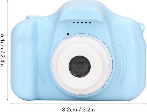 Kids Camera, 2.0in Screen Digital Video Camera USB Charging 400mAh Portable Children Camera Toy for Boys Girls, Christmas Birthday Festival Gifts for Kids, Support 32GB SD in Saudi Arabia