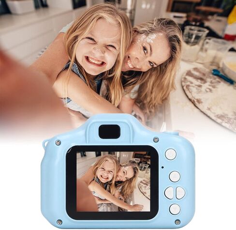 Kids Camera, 2.0in Screen Digital Video Camera USB Charging 400mAh Portable Children Camera Toy for Boys Girls, Christmas Birthday Festival Gifts for Kids, Support 32GB SD in Saudi Arabia