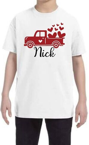 مخصصة لعيد الحب في عيد الحب Truck Thert Therft Owd Boys Youth XS-XL in Saudi Arabia
