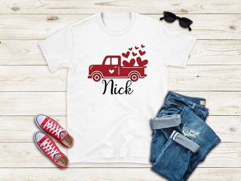 مخصصة لعيد الحب في عيد الحب Truck Thert Therft Owd Boys Youth XS-XL in Saudi Arabia