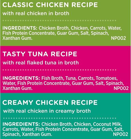 Rachael Ray Nutrish Purrfect Broths Wet Cat Food, Variety Pack, 1.4 Ounce Pouch (Pack of 24), Grain Free in Kuwait