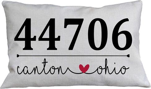 Personalized Zip Code Gift Pillow in Saudi Arabia