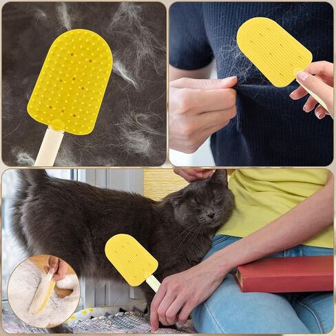 Cat Dog Comb Pet Hair Removal Tool, Pet Flea Comb Set with Self-Cleaning Button, with Long & Short Steel Teeth for Cat Dog Shedding in Saudi Arabia