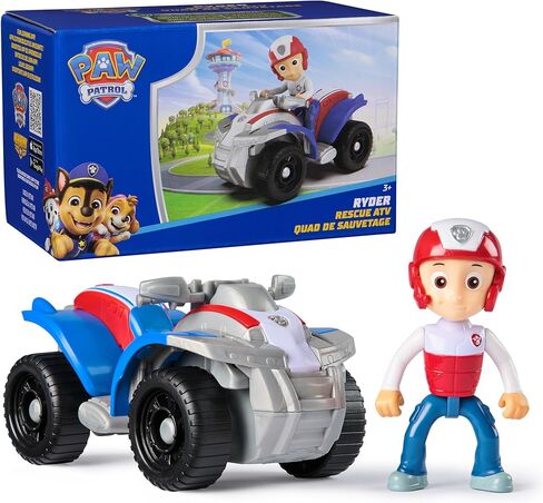 Paw Patrol ، سيارة Ryder's ATV Toy مع شخصية عمل قابلة للتحصيل ، ألعاب الأطفال ذات التفكير المستدام للبنين والبنات الذين تتراوح أعمارهم بين 3 وما فوق in Kuwait