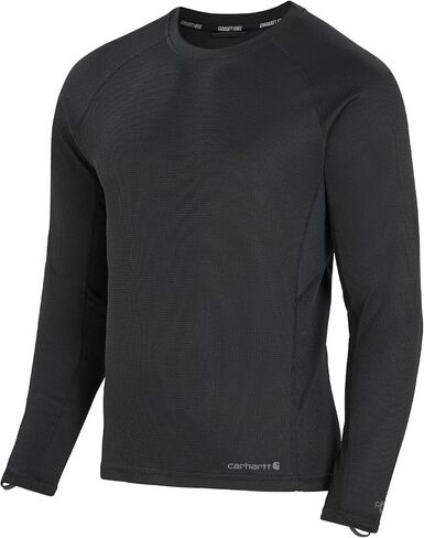 Carhartt Men's Force Midweight Micro-Grid Base Layer Crewneck in Saudi Arabia