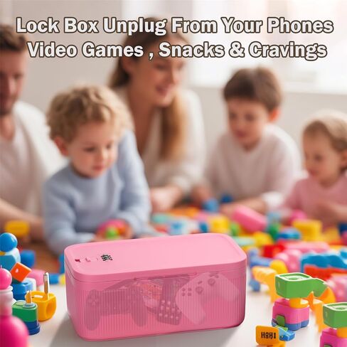 Medication Lock Box,Small Lockable Storage Box with Combination Code for Phone,Medicine Safe,Food, Home,Refrigerator,Office,Personal Items,Travel,Gift in Saudi Arabia