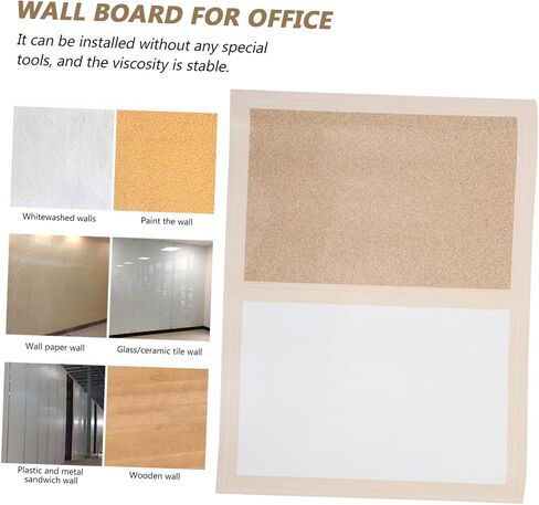 لوحة الرسائل الأنيقة للوحة البيضاء لجدار Multipurpose Office Office Memo Photo Photo لوحة سهلة التثبيت خفيفة الوزن in Saudi Arabia